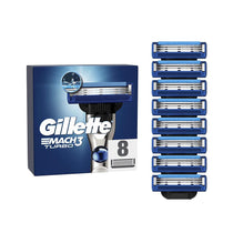 Gillette Mach3 Turbo Men Razor Blades Refills - 8 Pack