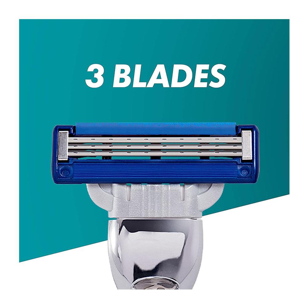 Gillette Mach3 Turbo Men Razor Blades Refills - 8 Pack