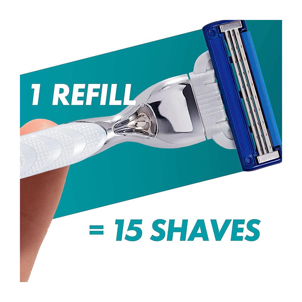 Gillette Mach3 Turbo Men Razor Blades Refills - 8 Pack