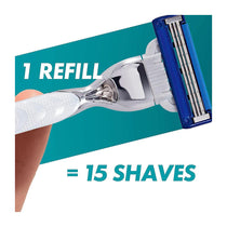 Gillette Mach3 Turbo Men Razor Blades Refills - 8 Pack