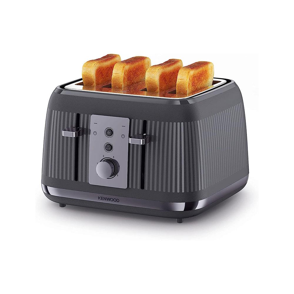 Kenwood Dusk 4 Slice Toaster With 5 Browning Settings 1800W - Slate Grey