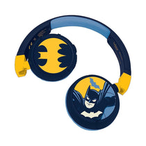 Lexibook Batman Bluetooth And Wired Foldable Kids Headphones - Multicolour