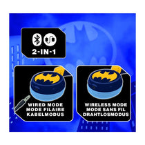 Lexibook Batman Bluetooth And Wired Foldable Kids Headphones - Multicolour