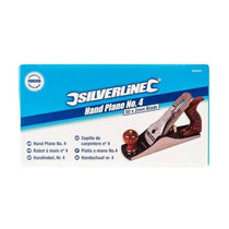 Silverline Hand Plane No. 4 50 x 2mm Blade - Rosewood/Silver