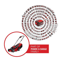 Einhell GE-CM 18/30 Li (1x3,0Ah) Power X-Change 18V Cordless Lawn Mower With Battery And Charger - Red