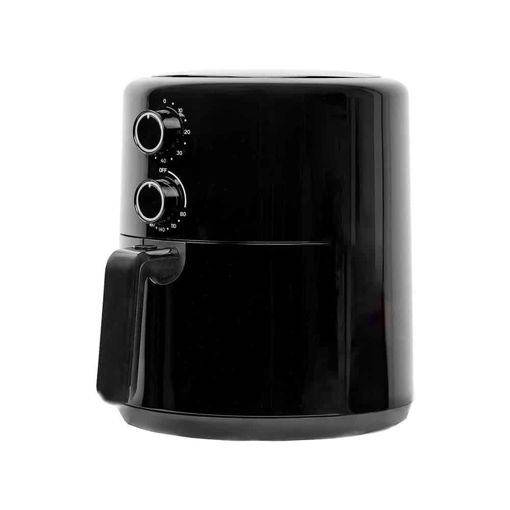 SIA Air Fryer With 8 Programmes Mechanical Control Timer 1500W 4 Litres - Black
