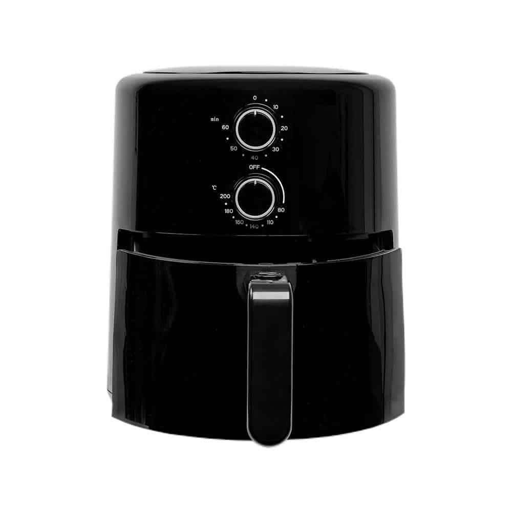 SIA Air Fryer With 8 Programmes Mechanical Control Timer 1500W 4 Litres - Black