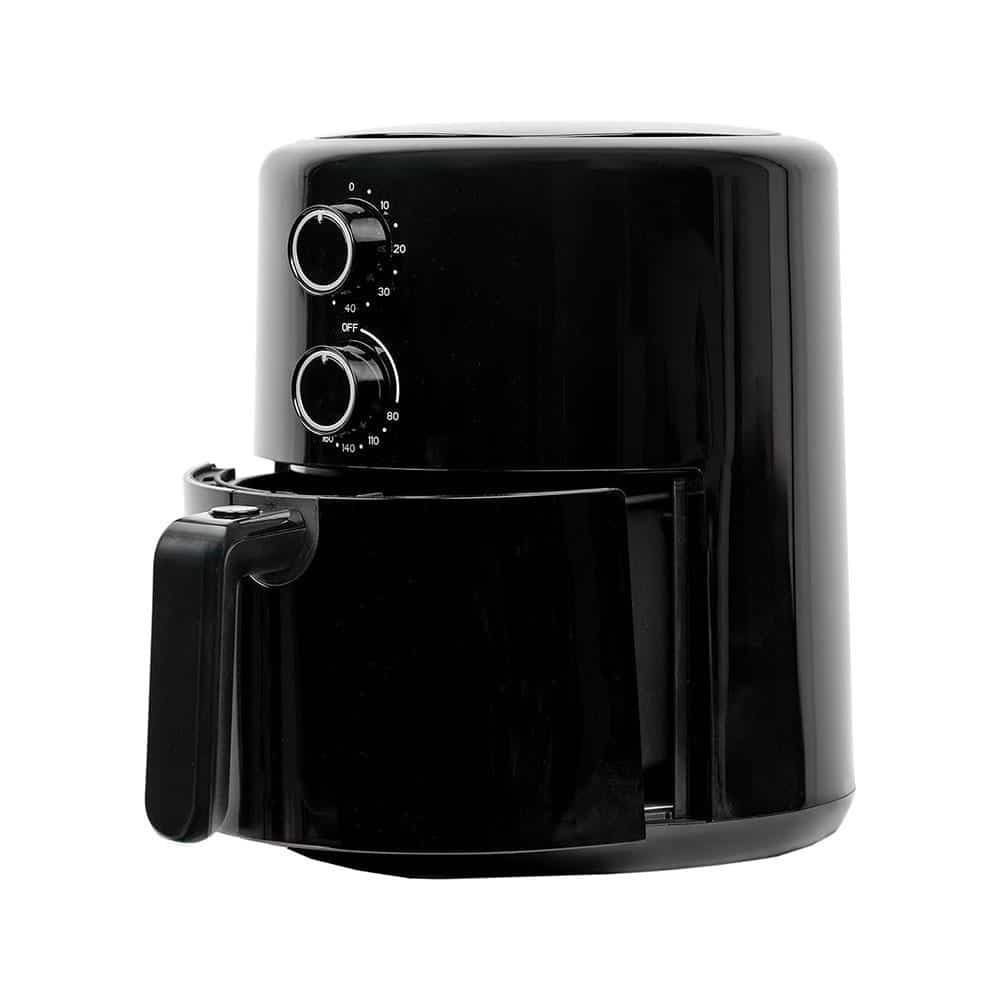 SIA Air Fryer With 8 Programmes Mechanical Control Timer 1500W 4 Litres - Black