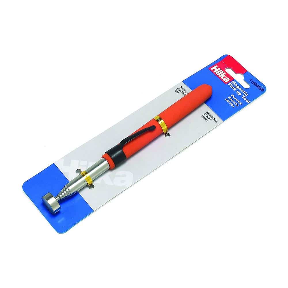 Hilka Telescopic Magnetic 8lbs Pick Up Tool With Hi Viz Grip - Silver