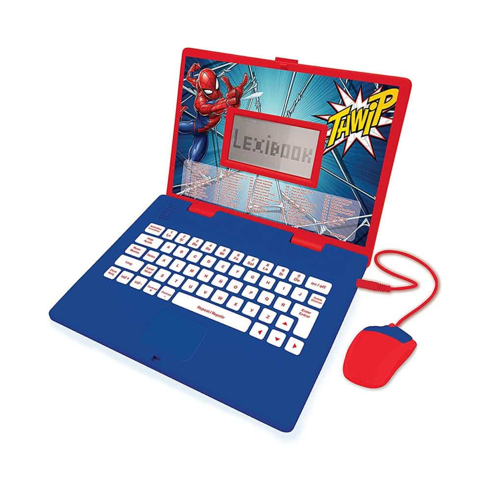 Lexibook Spider-Man Bilingual Educational Laptop With 124 Activites - Multicolour Main image