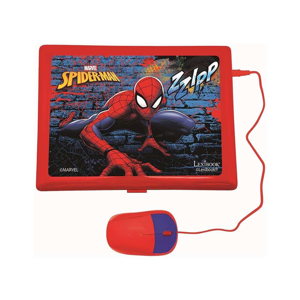 Lexibook Spider-Man Bilingual Educational Laptop With 124 Activites - Multicolour