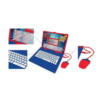 Lexibook Spider-Man Bilingual Educational Laptop With 124 Activites - Multicolour