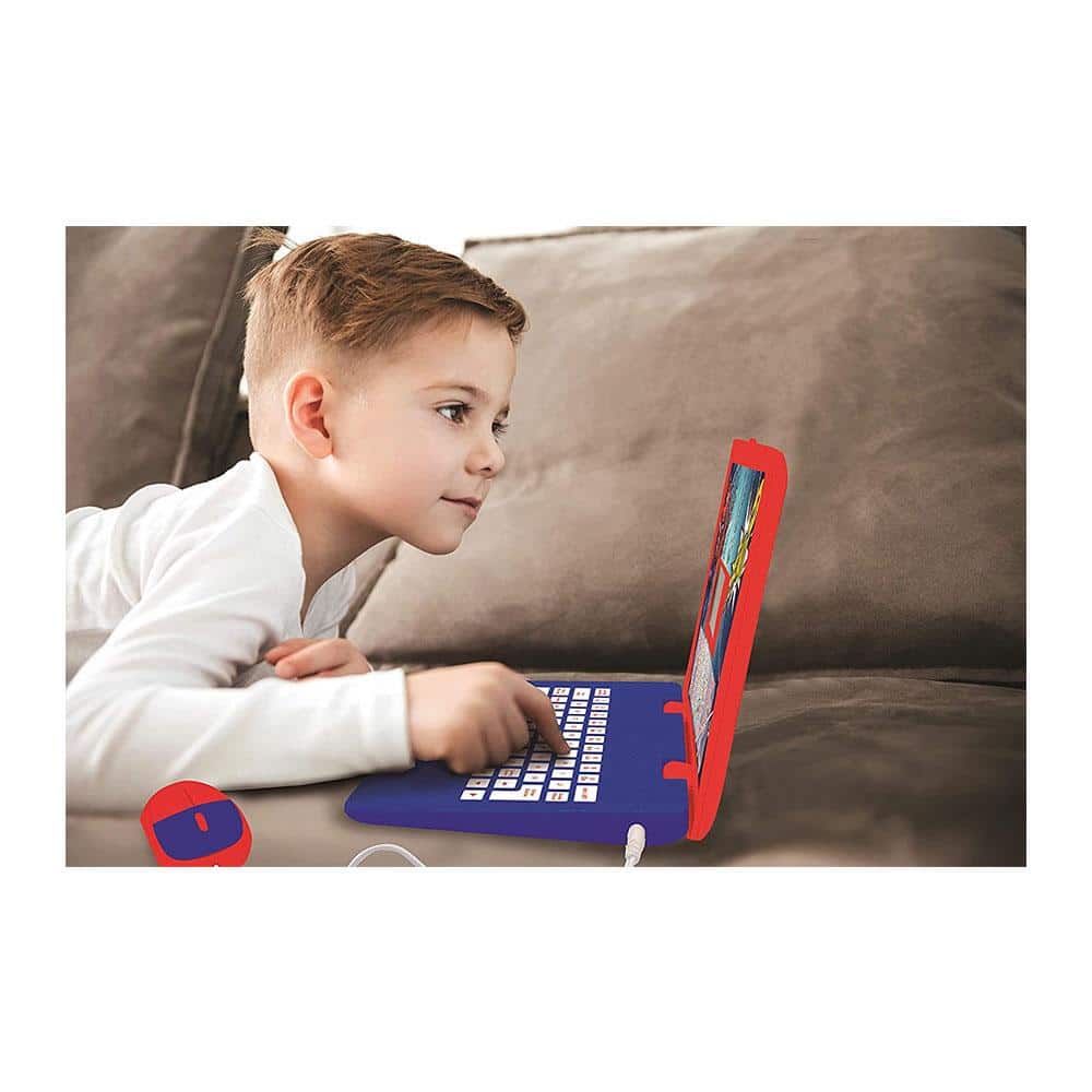 Lexibook Spider-Man Bilingual Educational Laptop With 124 Activites - Multicolour