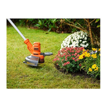 Black & Decker 3 In 1 Electric Grass Strimmer 30cm 550W 240V - Orange/Black