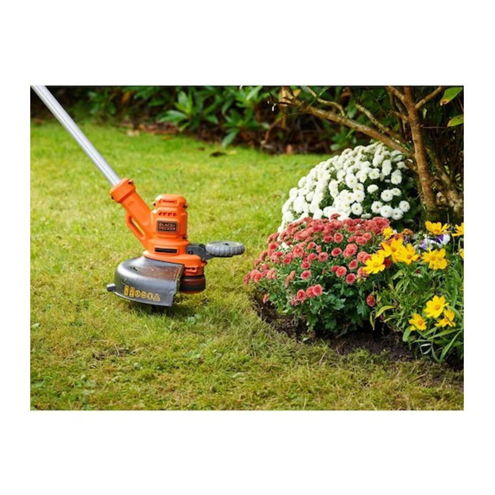 Black & Decker 3 In 1 Electric Grass Strimmer 30cm 550W 240V - Orange/Black