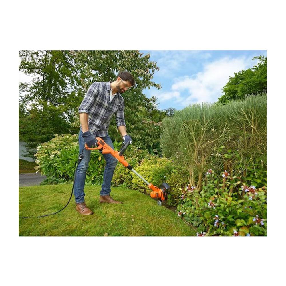 Black & Decker 3 In 1 Electric Grass Strimmer 30cm 550W 240V - Orange/Black