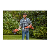 Black & Decker 3 In 1 Electric Grass Strimmer 30cm 550W 240V - Orange/Black