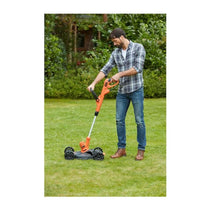 Black & Decker 3 In 1 Electric Grass Strimmer 30cm 550W 240V - Orange/Black
