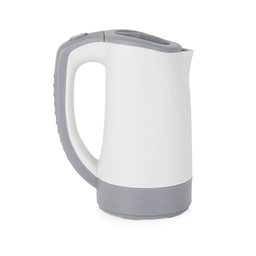 Swan Dual Voltage Travel Kettles With Two Tea Cups 600 W 0.5 Litres - White/Grey