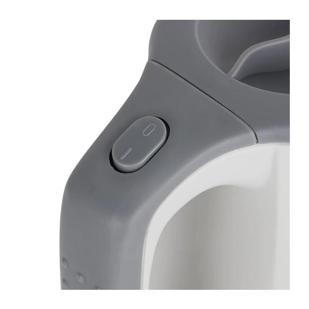 Swan Dual Voltage Travel Kettles With Two Tea Cups 600 W 0.5 Litres - White/Grey