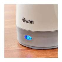 Swan Dual Voltage Travel Kettles With Two Tea Cups 600 W 0.5 Litres - White/Grey