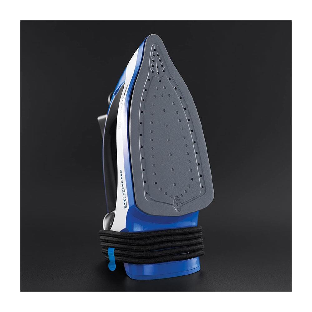 Russell Hobbs Steam Iron 2400W Easy Store Wrap and Clip 320ml Water Tank - Blue