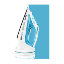 Swan 2-In-1 Cord or Cordless Steam Iron 360 Glide Ceramic Soleplate 2800W 300ml Water Tank - Blue