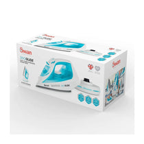 Swan 2-In-1 Cord or Cordless Steam Iron 360 Glide Ceramic Soleplate 2800W 300ml Water Tank - Blue