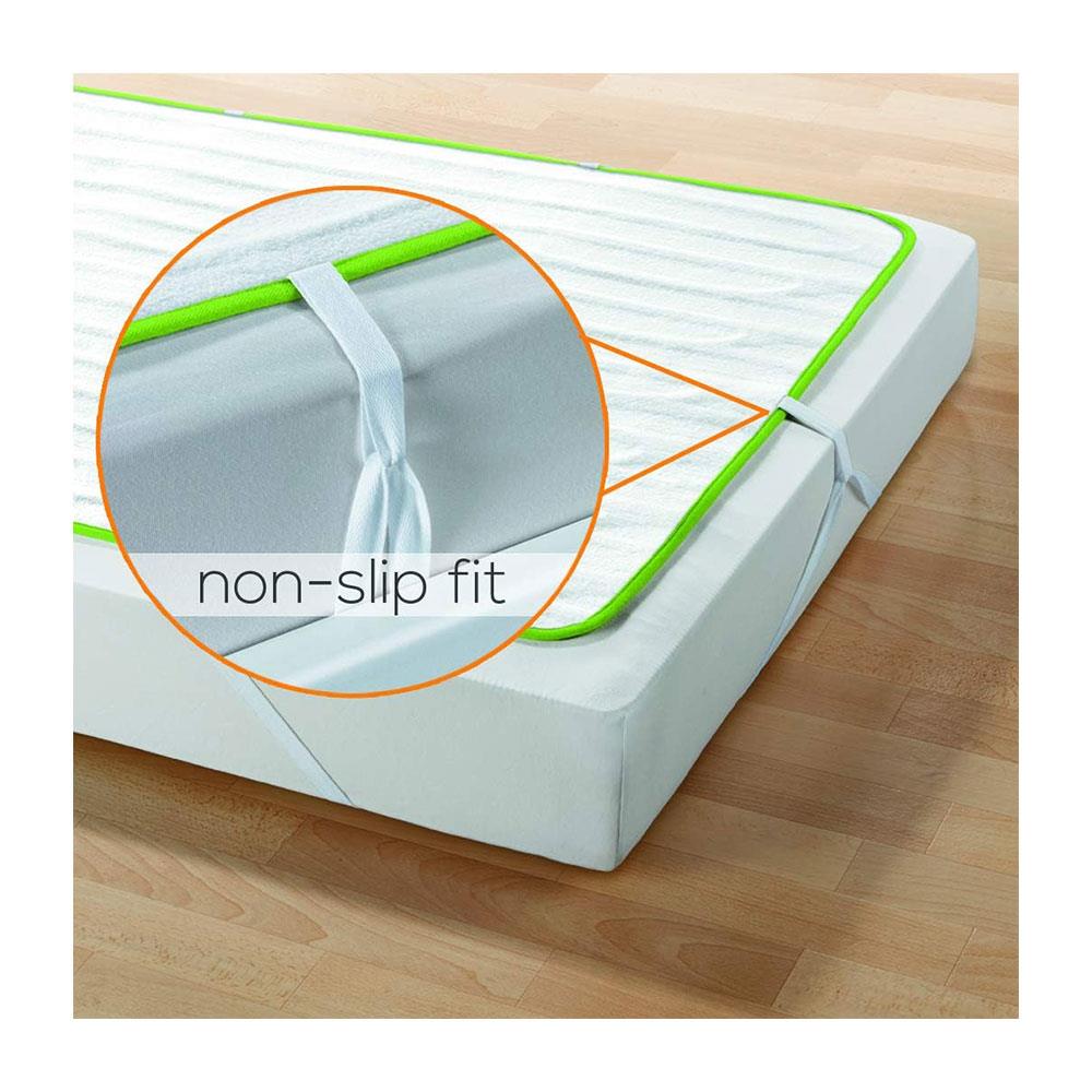 Beurer Ecologic+ Heated Underblanket With Elastic Straps Fleece Single 152 x 72cm - White
