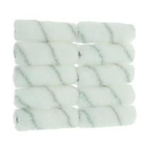 Coral Endurance 4 Inch Paint Roller Cover With Solvent Resistant Nylon Sleeve Fabric - 10 Piece Pack Set