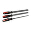 Hilka 8 Inch (200mm) Wood Rasp File Set of 3 - Silver