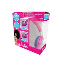 Lexibook Barbie Bluetooth And Wired Foldable Headphones With Microphone - Multicolour