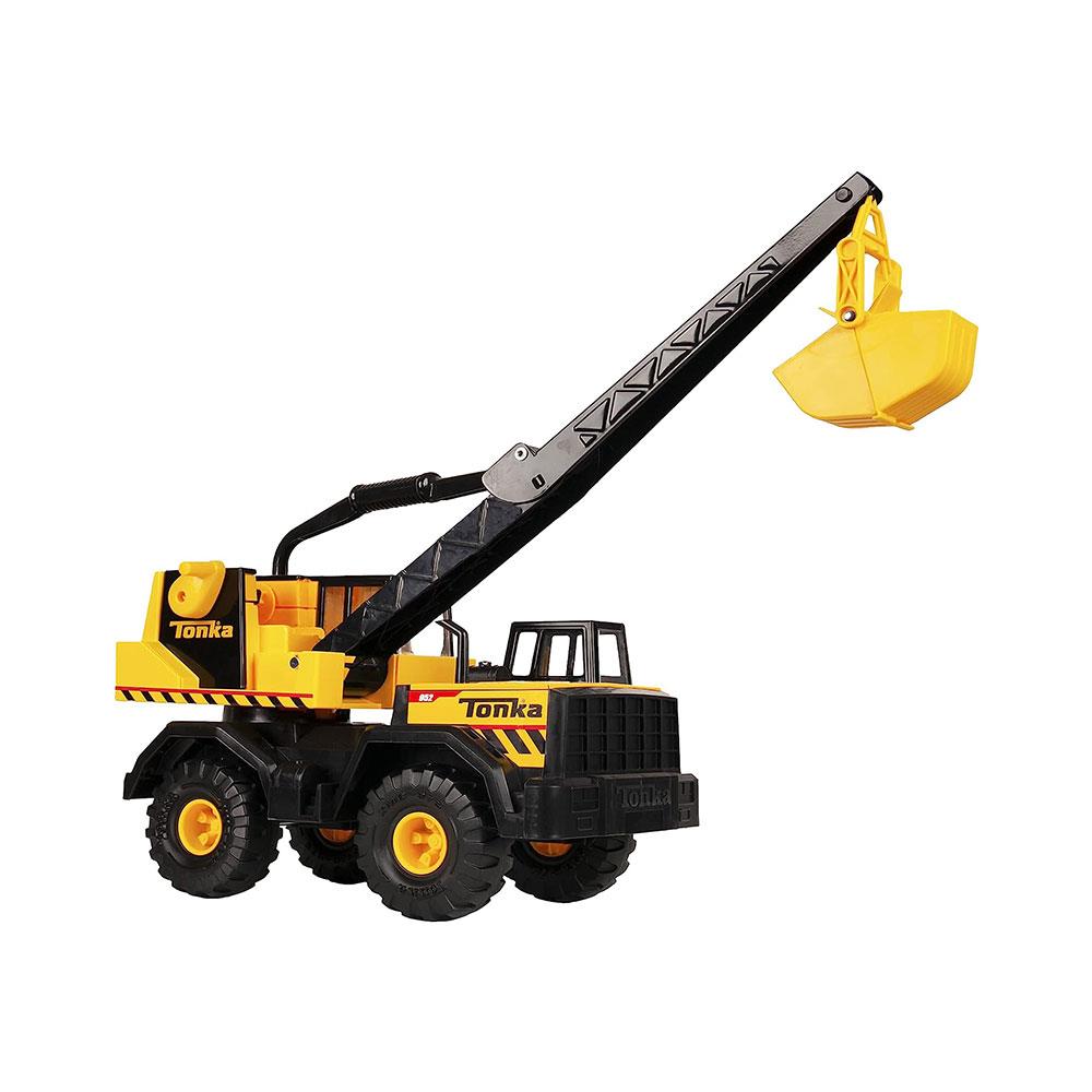 Tonka Steel Classics Toughest Mighty Crane Construction Truck Toy - Multicolour