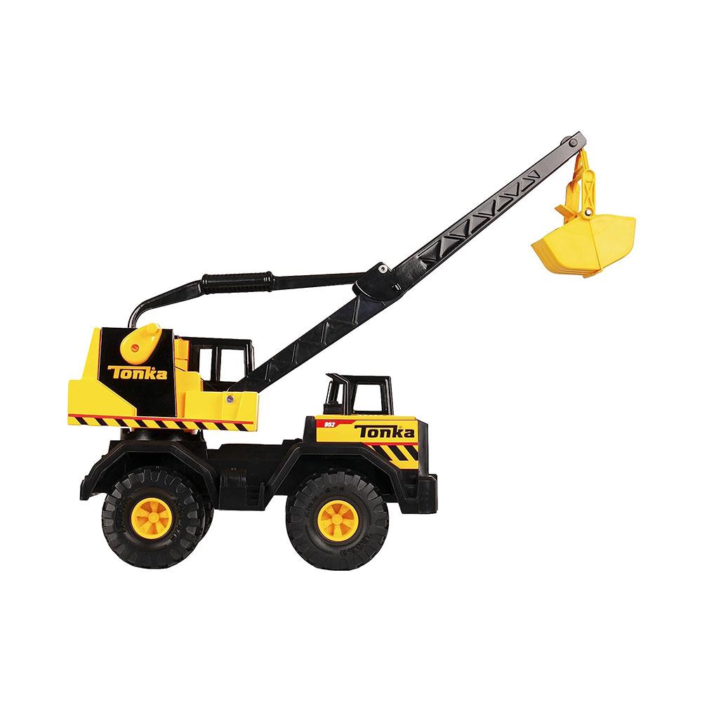 Tonka Steel Classics Toughest Mighty Crane Construction Truck Toy - Multicolour