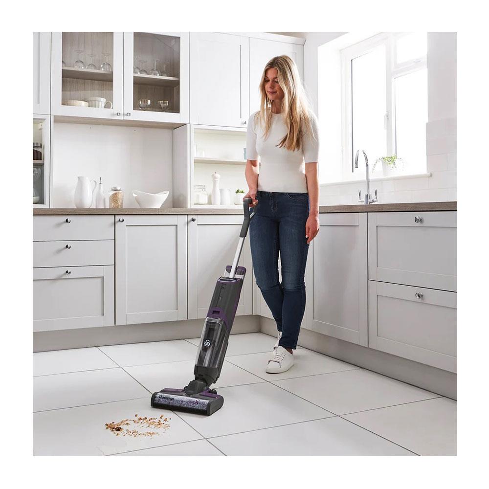 Swan Dirtmaster Crossover All-In-One Hard Floor Cleaner 150W 680ml Clean Water Tank - Purple