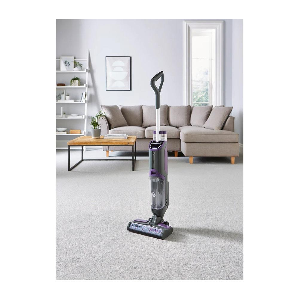 Swan Dirtmaster Crossover All-In-One Hard Floor Cleaner 150W 680ml Clean Water Tank - Purple