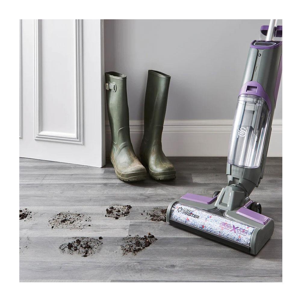 Swan Dirtmaster Crossover All-In-One Hard Floor Cleaner 150W 680ml Clean Water Tank - Purple