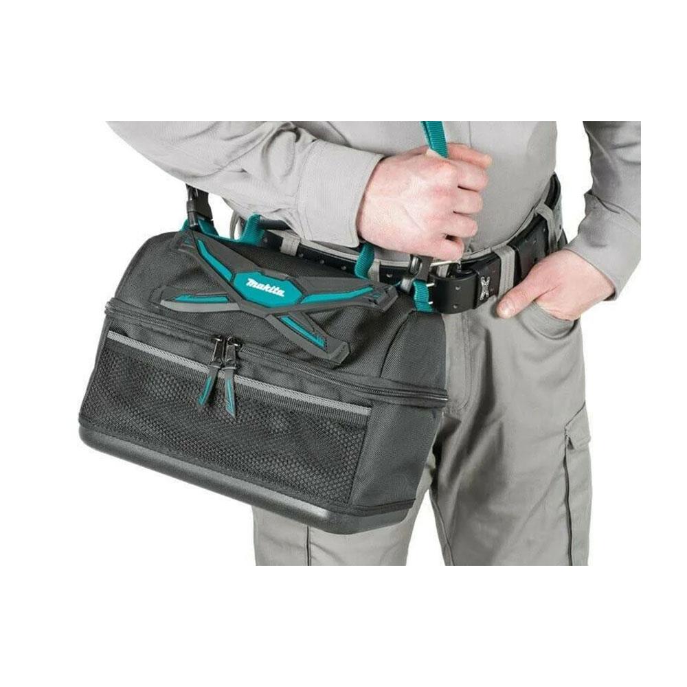 Makita Ultimate Lunch Bag And Belt 3 Layers 8.5 Liters Capacity - Blue/Black