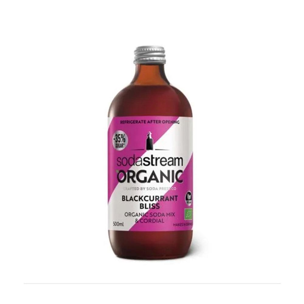 Sodastream Soda Press Organic Crisp Blackcurrant Bliss Soda Mix And Cordial 500ml Main image