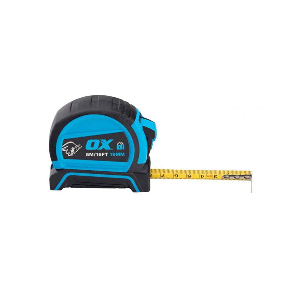 OX Tools Pro Double Locking Tape Measure Twin Pack 5m/16ft - Blue