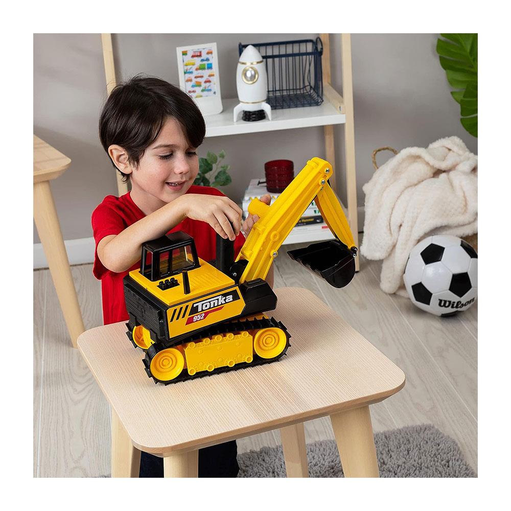 Tonka Steel Classics Mighty Excavator Kids Construction Toys - Yellow/Black