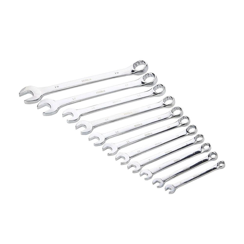 Hilka Combination Spanner Set Metric 6mm-19mm - 11 Piece