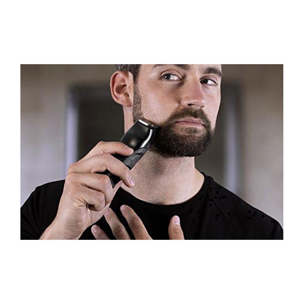 Wahl Trimmer Kit Total Groom 8 In 1 Hair Face And Body Grooming With 4 Interchangeable Heads - Black