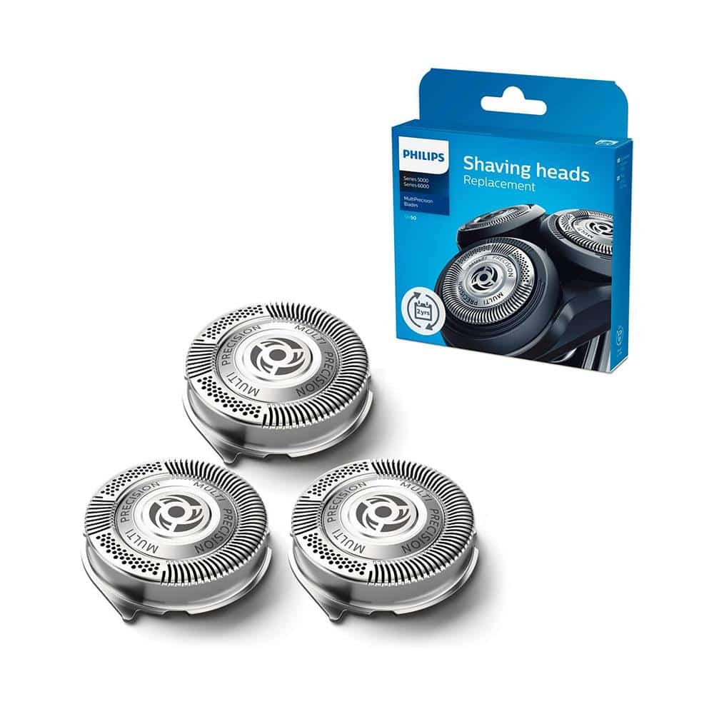 Philips Series 5000 Multiprecision Shaving Replacement Electric Shaver Heads - Silver Main image