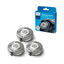 Philips Series 5000 Multiprecision Shaving Replacement Electric Shaver Heads - Silver