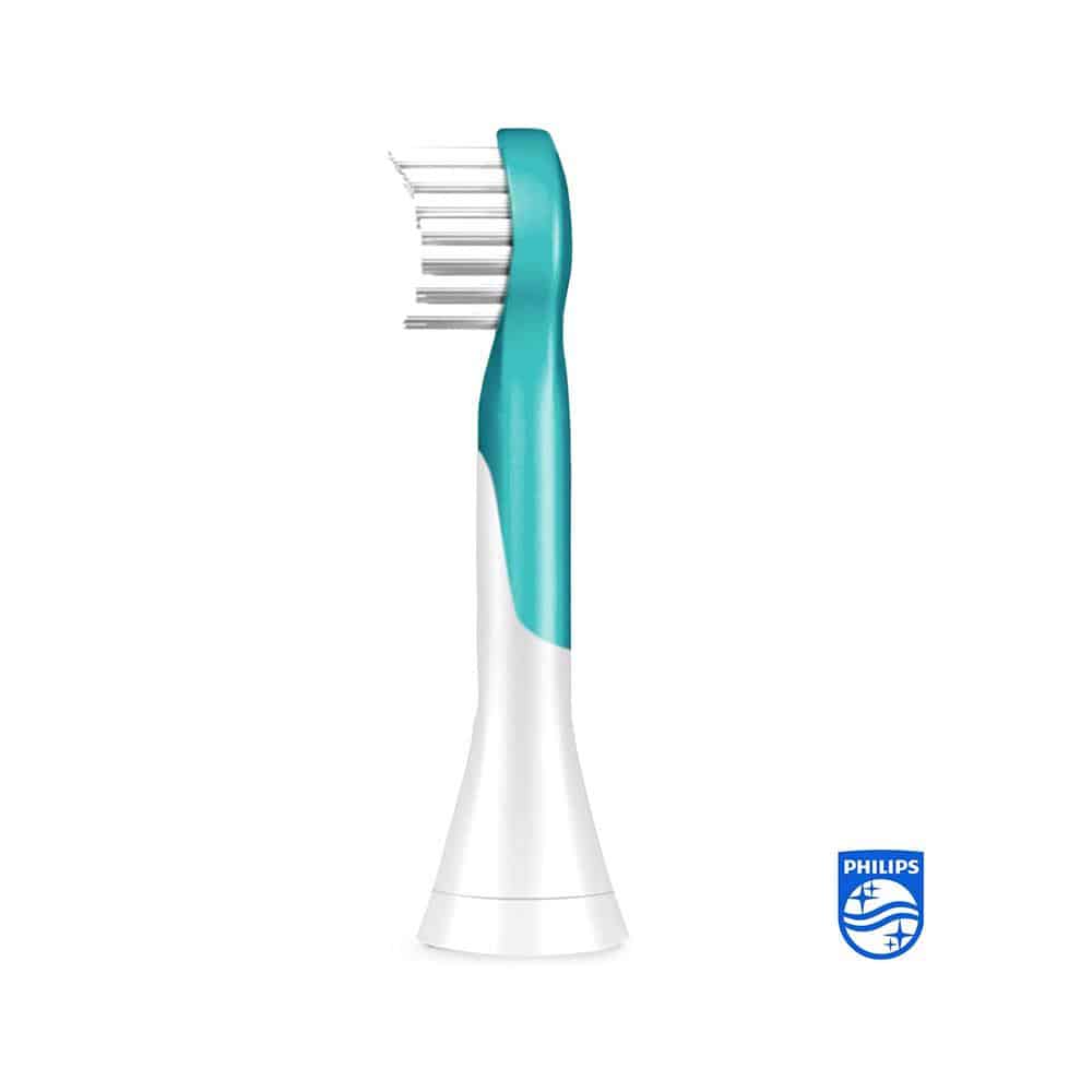 Philips Sonicare For Kids Sonic Toothbrush Heads 4 Pack - White Secondary image