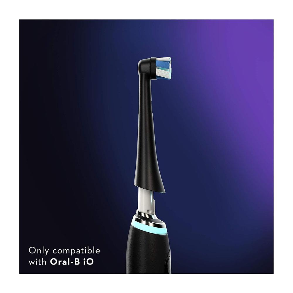 Oral-B iO Ultimate Reinigung Cleaning Toothbrush Heads 2 Pack - Black