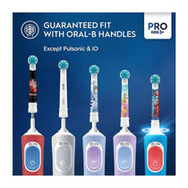 Oral-B Pro Disney Frozen Kids Electric Toothbrush Head Extra Soft Bristles 4 Pack - White