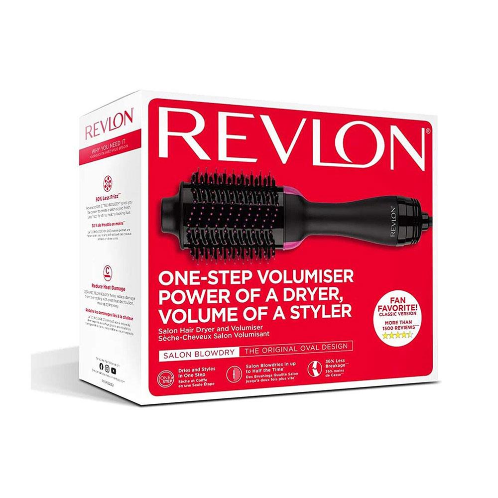 Revlon One-Step Original Salon Hair Dryer And Volumiser Pro Collection Classic Version EU Plug - Black