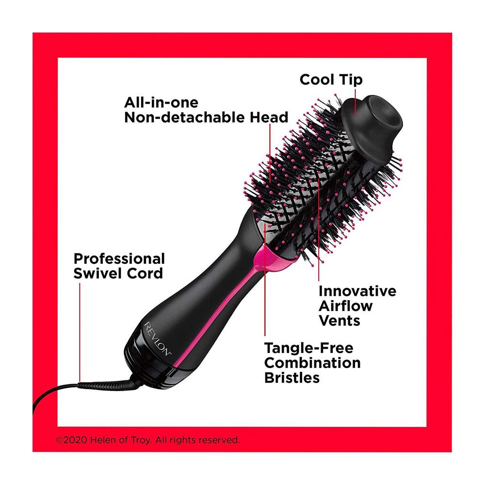 Revlon One-Step Original Salon Hair Dryer And Volumiser Pro Collection Classic Version EU Plug - Black
